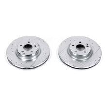 Cargar imagen en el visor de la galería, Power Stop 2006 Mercedes-Benz CLS500 Front Evolution Drilled &amp; Slotted Rotors - Pair