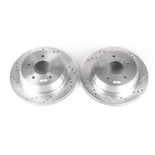 Cargar imagen en el visor de la galería, Power Stop 98-05 Chevrolet Blazer Rear Evolution Drilled &amp; Slotted Rotors - Pair