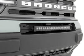 LED Light Kit Bumper Mount 20 Inch Spectrum Single Row Ford Bronco Sport (21-26) Rough Country