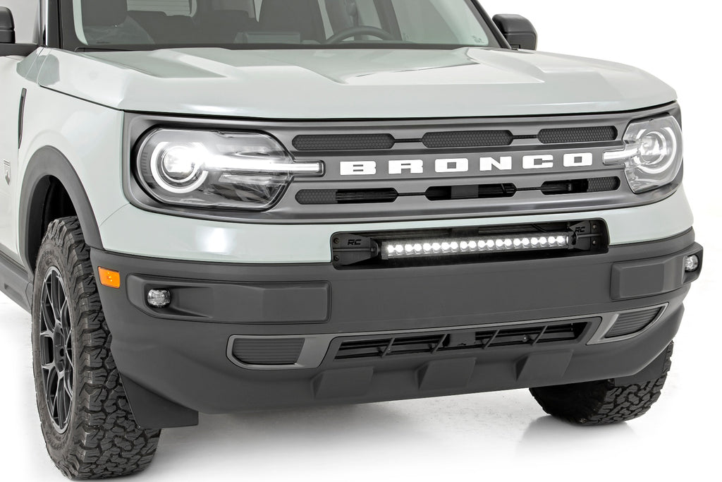 LED Light Kit Bumper Mount 20 Inch Spectrum Single Row Ford Bronco Sport (21-26) Rough Country