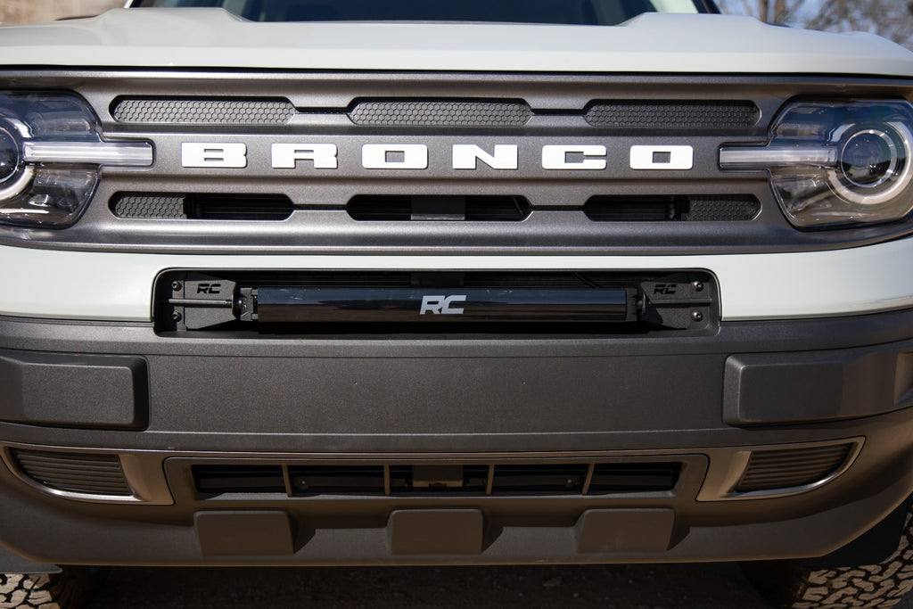 LED Light Kit Bumper Mount 20 Inch Spectrum Single Row Ford Bronco Sport (21-26) Rough Country