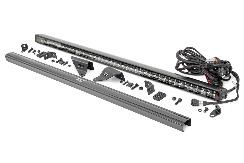 LED Light Kit Upper Windshield 40 Inch Spectrum Single Row Ford Bronco (21-25) Rough Country