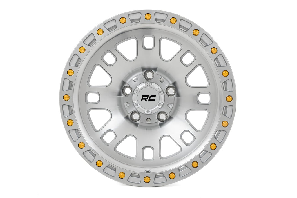 82 Series Wheel One-Piece Full Machined 17x9 6x5.5 -12mm Rough Country