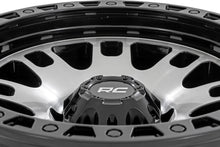 Cargar imagen en el visor de la galería, 82 Series Wheel One-Piece Machined Semi Gloss Black 17x9 6x5.5 -12mm Rough Country