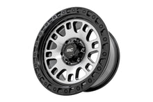 Cargar imagen en el visor de la galería, 82 Series Wheel One-Piece Machined Semi Gloss Black 17x9 6x5.5 -12mm Rough Country