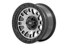Cargar imagen en el visor de la galería, 82 Series Wheel One-Piece Machined Semi Gloss Black 18x9 6x5.5 -12mm Rough Country