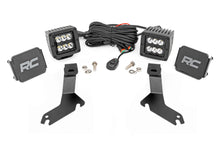 Cargar imagen en el visor de la galería, LED Light Kit Ditch Mount 2 Inch Black Pair Spot Chevy Silverado 1500 (99-06)/Tahoe (00-06) Rough Country