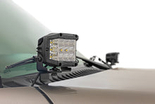 Cargar imagen en el visor de la galería, LED Light Kit Ditch Mount 2 Inch Black Pair Flood Chevy Silverado 1500 (99-06)/Tahoe (00-06) Rough Country