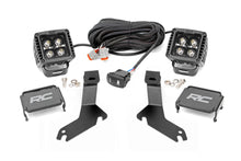 Load image into Gallery viewer, LED Light Kit Ditch Mount 2 Inch Black Pair White DRL Chevy Silverado 1500 (99-06) Rough Country