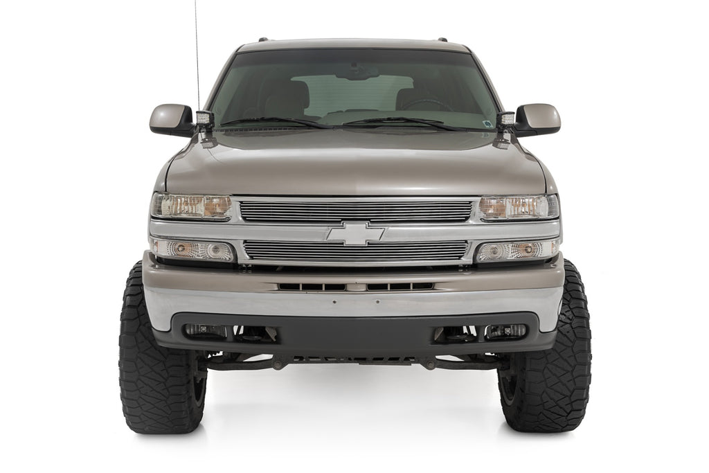 LED Light Kit Ditch Mount 2 Inch Spectrum Pair Spot Chevy Silverado 1500 (99-06)/Tahoe (00-06) Rough Country