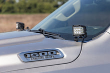 Load image into Gallery viewer, LED Light Kit Ditch Mount 2 Inch Black Pair White DRL Ram 1500 (19-26) Rough Country