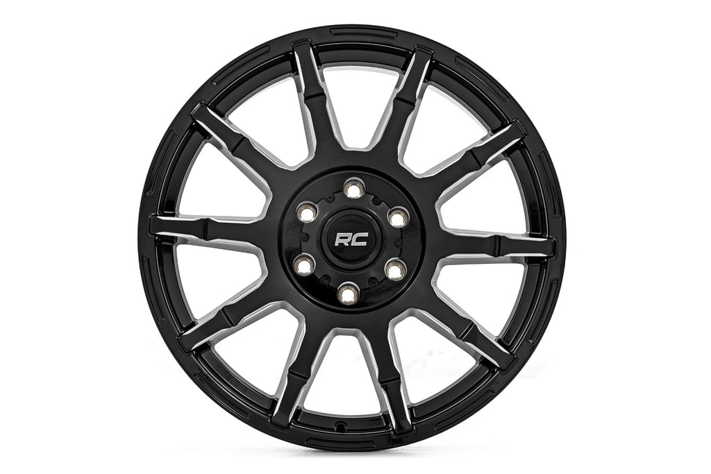 83 Series Wheel One-Piece Gloss Black 17x9 6x135 +0mm Rough Country