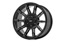Cargar imagen en el visor de la galería, 83 Series Wheel One-Piece Gloss Black 20x9 8x6.5 -12mm Rough Country