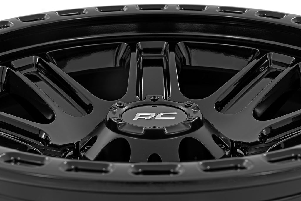 84 Series Wheel Gloss Black 17x8.5 6x5.5 +0mm Rough Country