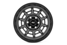 Cargar imagen en el visor de la galería, 85 Series Wheel Simulated Beadlock Gunmetal Gray/Black 17x9 6x5.5 +25mm Rough Country