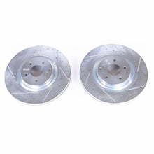 Cargar imagen en el visor de la galería, Power Stop 03-06 Mercedes-Benz CLK500 Front Evolution Drilled &amp; Slotted Rotors - Pair