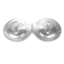 Cargar imagen en el visor de la galería, Power Stop 09-18 Cadillac CTS Rear Evolution Drilled &amp; Slotted Rotors - Pair