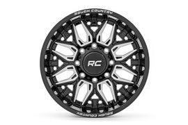 86 Series Wheel One-Piece Gloss Black 20x10 6x5.5 -18mm Rough Country