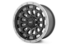Load image into Gallery viewer, 87 Series Wheel Simulated Beadlock Black/Machined 17x8.5 6x5.5 +0mm Rough Country