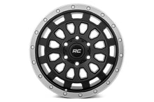 Load image into Gallery viewer, 87 Series Wheel Simulated Beadlock Black/Machined 17x8.5 6x5.5 +0mm Rough Country