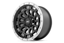Load image into Gallery viewer, 87 Series Wheel Simulated Beadlock Black/Machined 17x8.5 6x5.5 +0mm Rough Country
