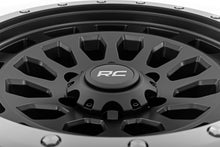 Load image into Gallery viewer, 87 Series Wheel Simulated Beadlock Black/Machined 17x8.5 6x5.5 +0mm Rough Country