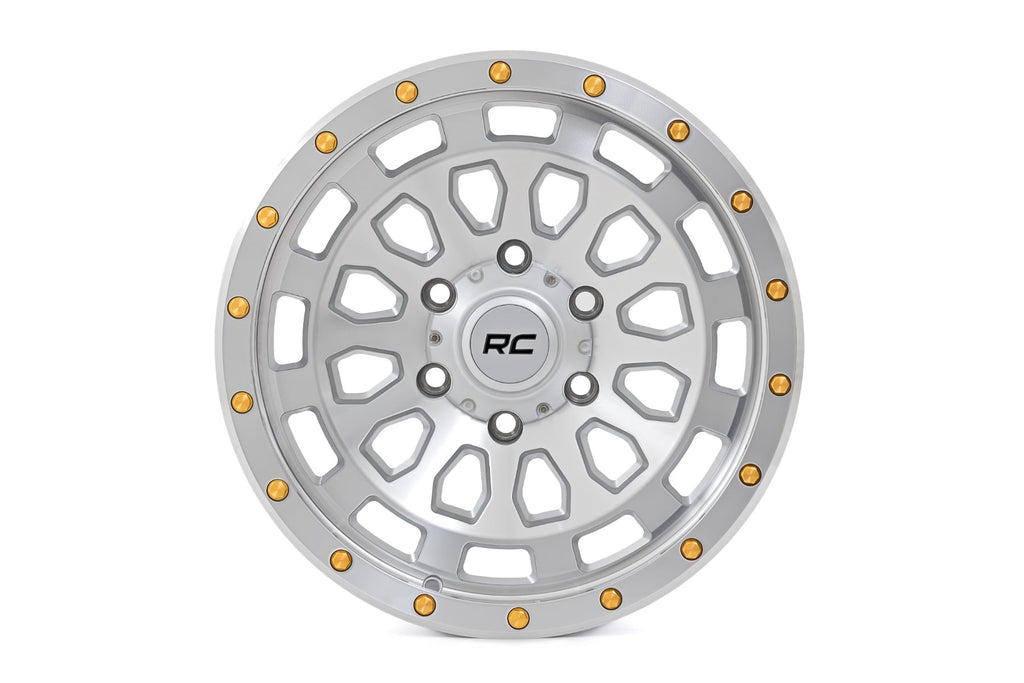 87 Series Wheel Simulated Beadlock Full Machine 17x8.5 6x5.5 +0mm Rough Country
