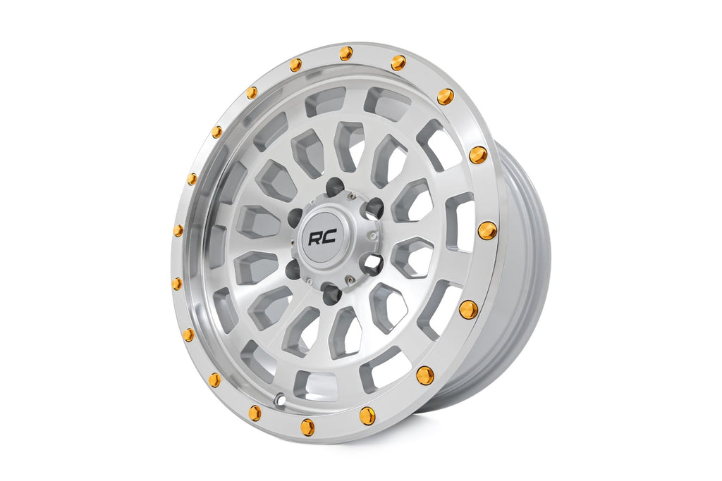 87 Series Wheel Simulated Beadlock Full Machine 17x8.5 6x5.5 +0mm Rough Country