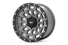 Load image into Gallery viewer, 87 Series Wheel Simulated Beadlock Gray/Black 17x8.5 6x5.5 +0mm Rough Country