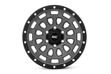 Load image into Gallery viewer, 87 Series Wheel Simulated Beadlock Gray/Black 17x8.5 6x5.5 +0mm Rough Country