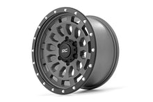 Load image into Gallery viewer, 87 Series Wheel Simulated Beadlock Gray/Black 17x8.5 6x5.5 +0mm Rough Country
