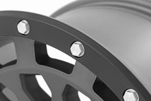Load image into Gallery viewer, 87 Series Wheel Simulated Beadlock Gray/Black 17x8.5 6x5.5 +0mm Rough Country
