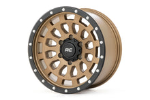 Cargar imagen en el visor de la galería, 87 Series Wheel Simulated Beadlock Bronze/Black 17x8.5 5x4.5 +0mm Rough Country