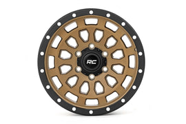 87 Series Wheel Simulated Beadlock Bronze/Black 17x8.5 5x4.5 +0mm Rough Country