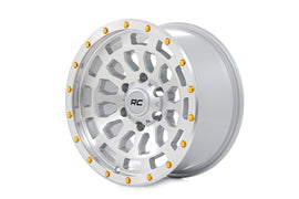 87 Series Wheel Simulated Beadlock Full Machine 17x8.5 5x5 +0mm Rough Country