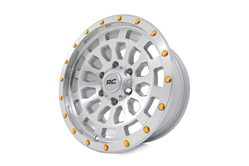 87 Series Wheel Simulated Beadlock Full Machine 17x8.5 5x5 +0mm Rough Country