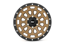 Cargar imagen en el visor de la galería, 87 Series Wheel Simulated Beadlock Bronze/Black 17x8.5 5x5 +0mm Rough Country