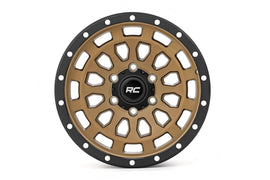 87 Series Wheel Simulated Beadlock Bronze/Black 17x8.5 6x5.5 +25mm Rough Country