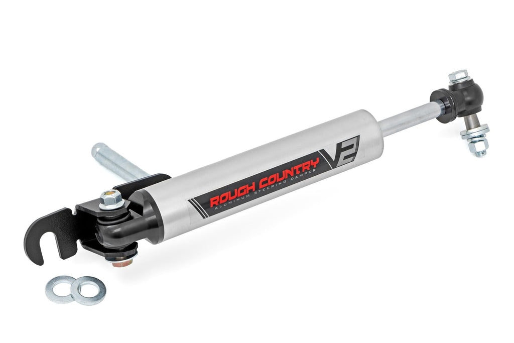 V2 Steering Stabilizer Silverado/Sierra 2500HD/3500HD (16-26) Rough Country