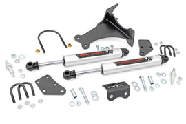 V2 Steering Stabilizer Dual 2-8 Inch Lift Ford F-250/F-350 Super Duty (05-26) Rough Country