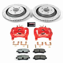 Cargar imagen en el visor de la galería, Power Stop 15-19 Ford Mustang Rear Z26 Street Warrior Brake Kit w/Calipers