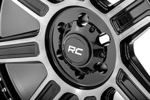 Cargar imagen en el visor de la galería, 89 Series Wheel One-Piece Black Machined Gunmetal 20x9 6x5.5 +18mm Rough Country