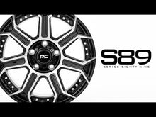 Load image into Gallery viewer, 89 Series Wheel One-Piece Black Machined Gun Metal 20x10 8x180 -19mm Rough Country