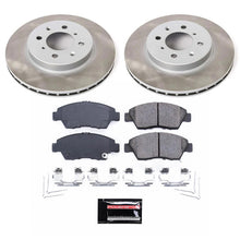 Cargar imagen en el visor de la galería, Power Stop 03-05 Honda Civic Front Semi-Coated Rotor Kit