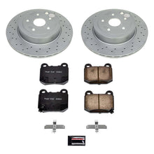 Cargar imagen en el visor de la galería, Power Stop 2021 Subaru WRX (w/1 Piston Rear Calipers) Rear Z17 Coated Brake Kit