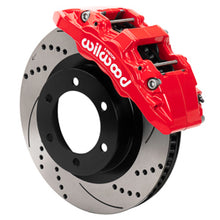 Cargar imagen en el visor de la galería, Wilwood 19-22 Ford Ranger Aerolite 6R Kit 6 x 5.50in Hub - 13.38in Drilled &amp; Slotted Rotor - Red