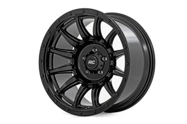 90 Series Wheel One-Piece Gloss Black 18x9 6x5.5 0mm Rough Country