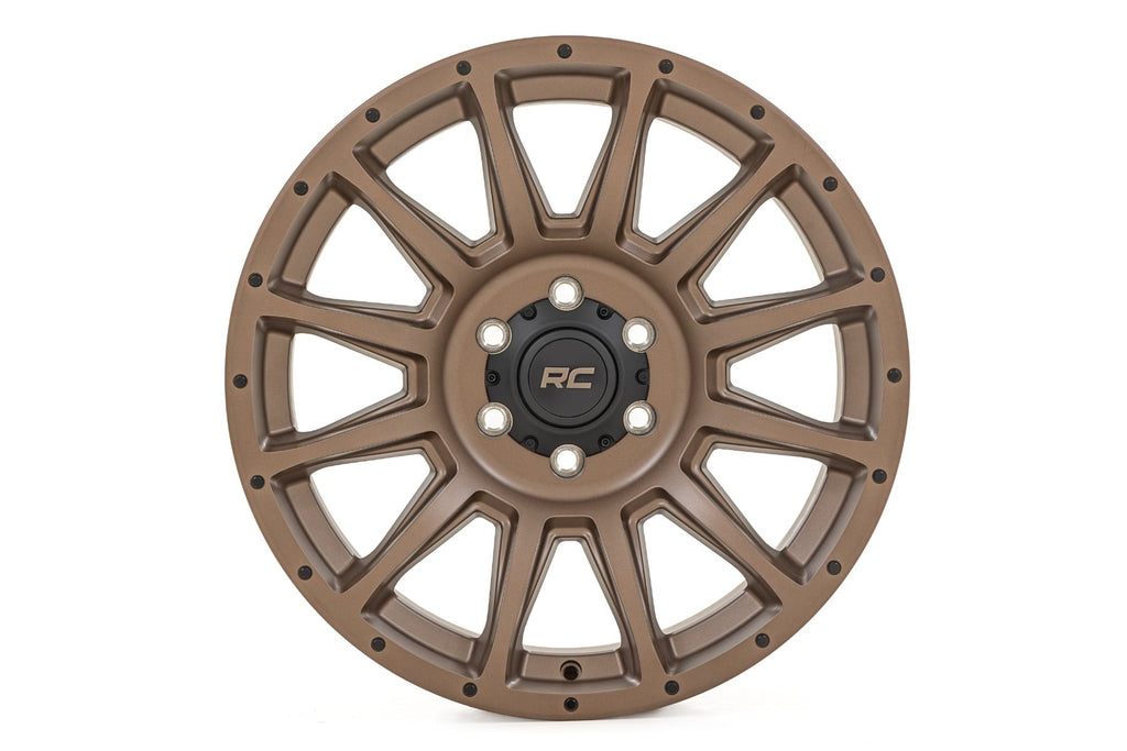 90 Series Wheel One-Piece Bronze 20x9 6x5.5 -12mm Rough Country
