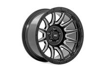 Load image into Gallery viewer, 90 Series Wheel One-Piece Gloss Black w/machined spokes 20x10 8x170 -19mm Rough Country
