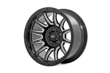 Load image into Gallery viewer, 90 Series Wheel One-Piece Gloss Black w/machined spokes 20x10 6x5.5 -19mm Rough Country